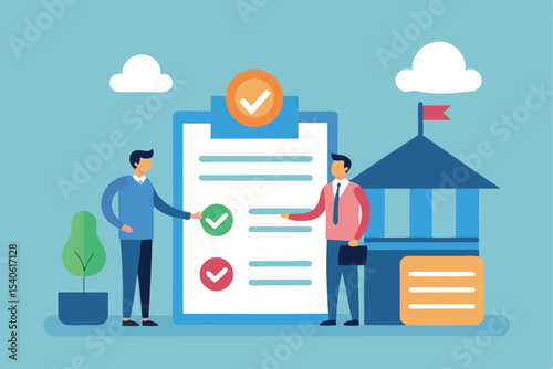 vector illustration of a flat design