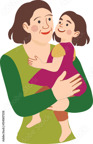 Mother And Child Enjoying Time Together