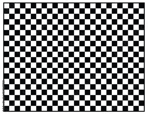 black and white checkered pattern