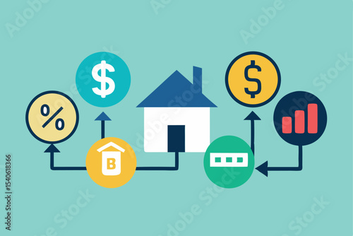 real estate concept illustration