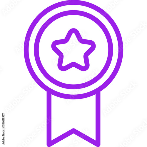 Medal single icon vector illustration
