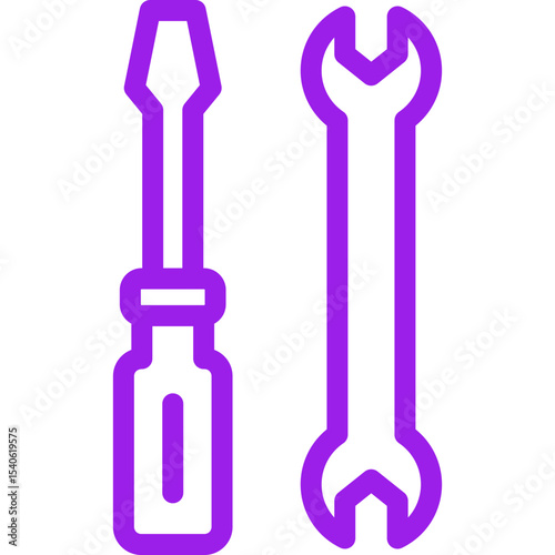 Screw tools single icon vector illustration