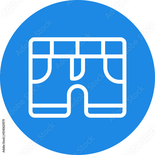 Cloth single icon vector illustration