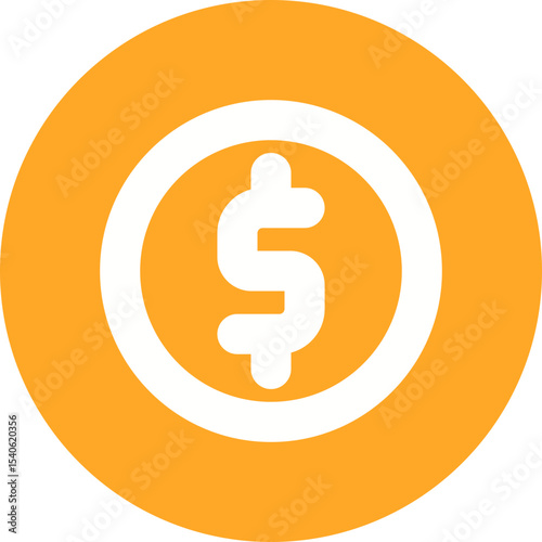 Coin single icon vector illustration