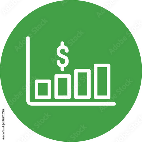 Statistics single icon vector illustration