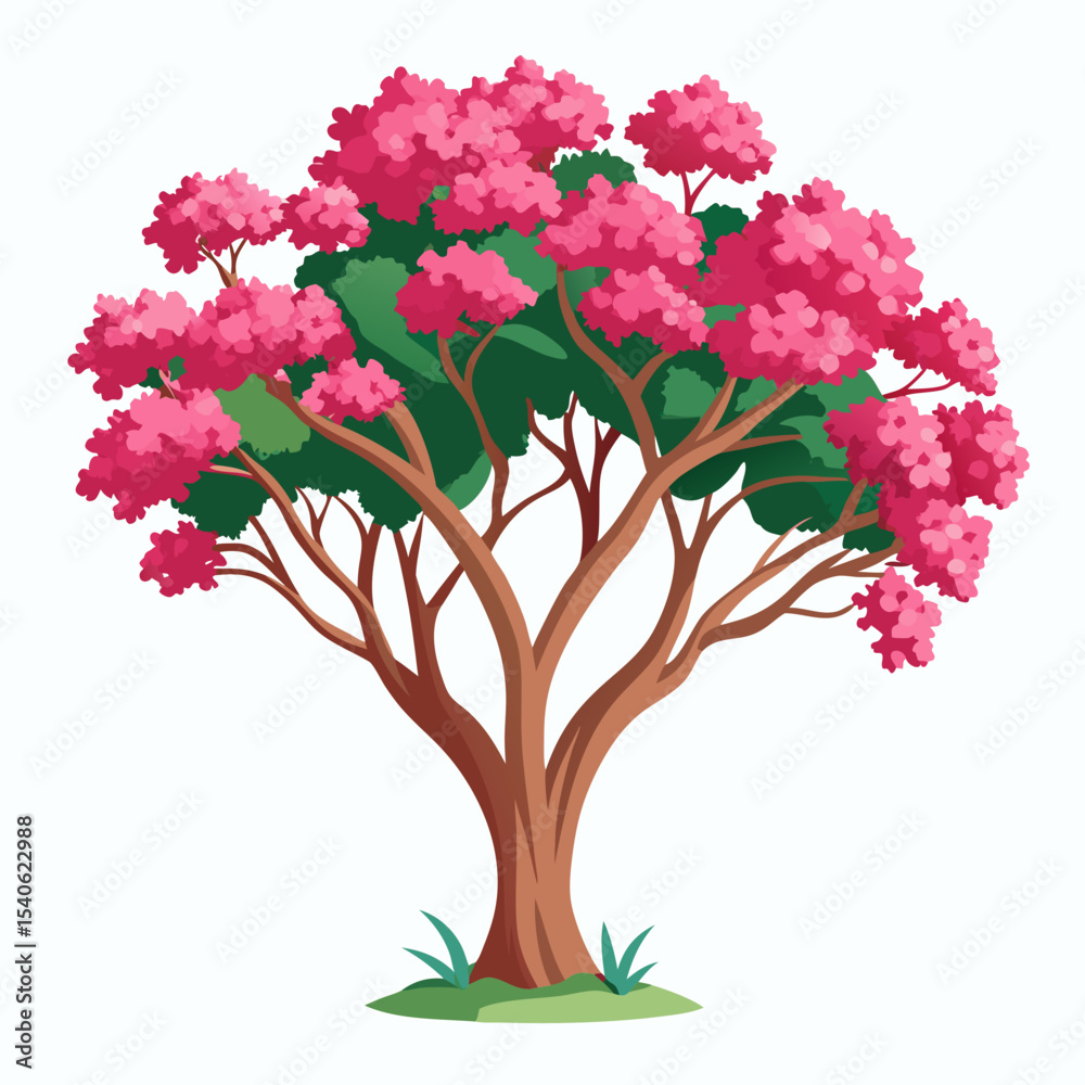 Fototapeta premium tree with flowers