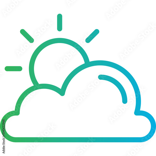 Clouds single icon vector illustration