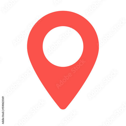 Free Download Pin icon vector isolated on white background. Location icon. Map pointer icon. Point. Locator. Address - GFXLoad