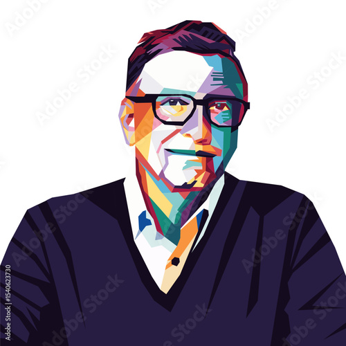 vector wpap businessman with glasses