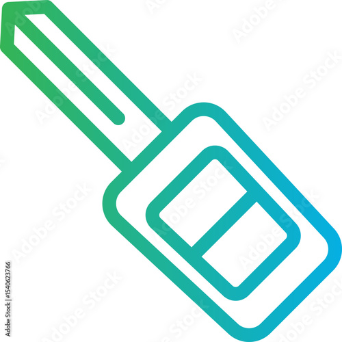 Key single icon vector illustration