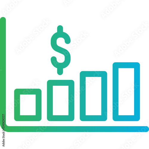 Statistics single icon vector illustration