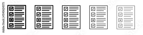 Assignment icon Flat design on isolated background
