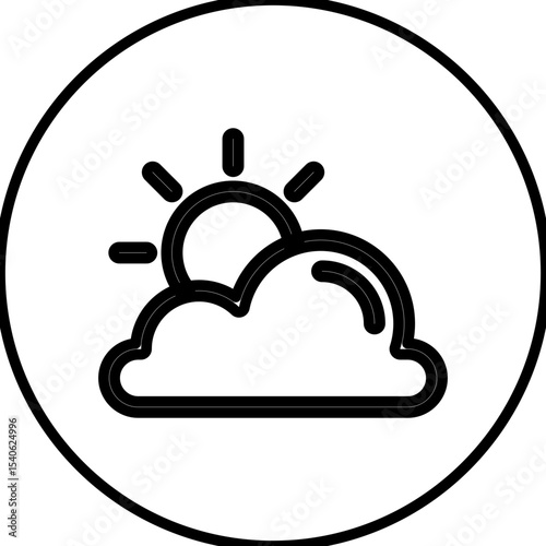 Clouds single icon vector illustration