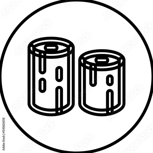 Wood single icon vector illustration
