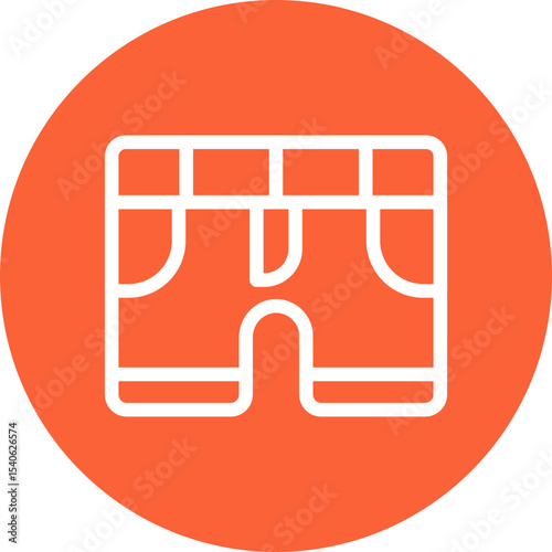 Cloth single icon vector illustration