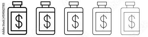Business Remedy icon Flat design on isolated background