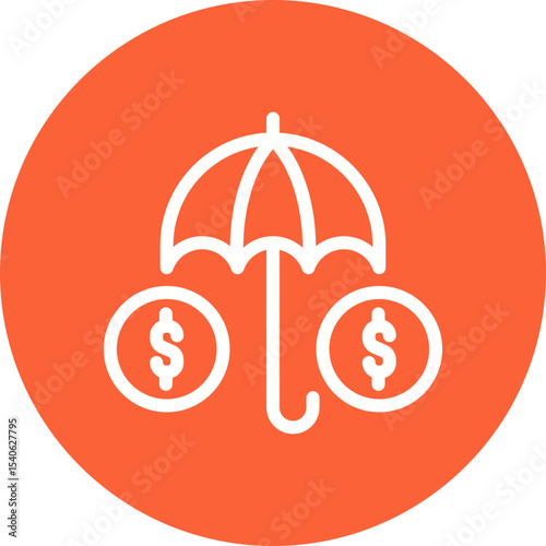 Insurance single icon vector illustration
