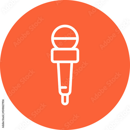 Mics single icon vector illustration