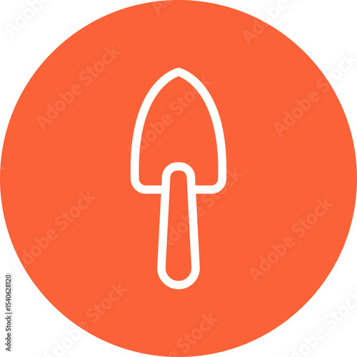 Shovel single icon vector illustration