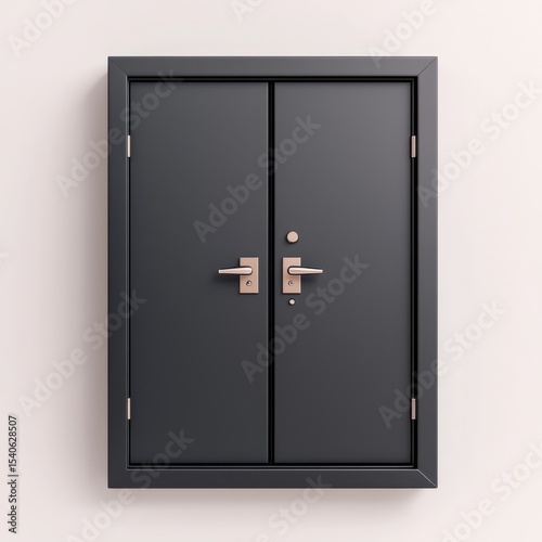 Elegant Double Door with Modern Design and Minimalist Style