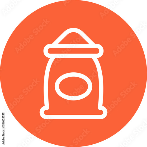 Bag single icon vector illustration