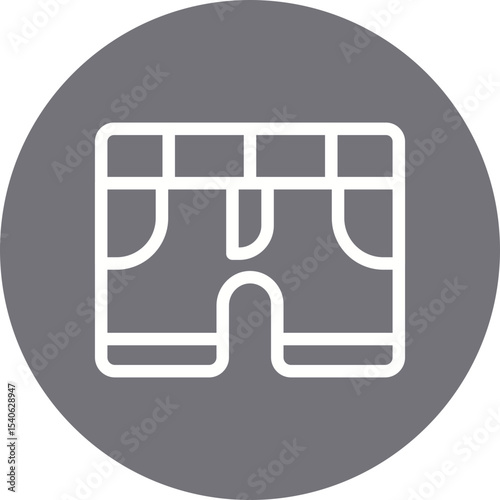 Cloth single icon vector illustration