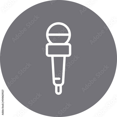 Mics single icon vector illustration
