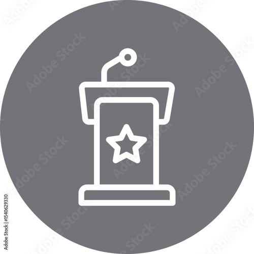 Mic single icon vector illustration