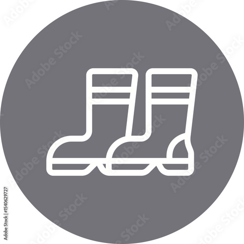 Boot single icon vector illustration