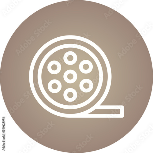 Film single icon vector illustration