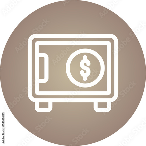 Locker single icon vector illustration