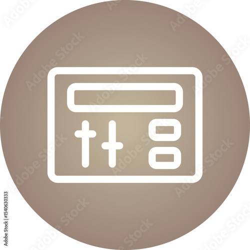 Radio single icon vector illustration