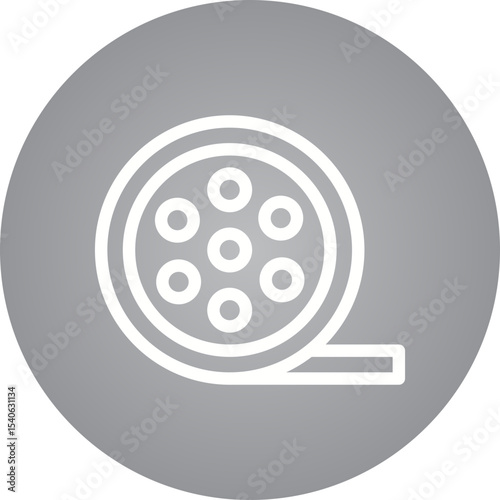 Film single icon vector illustration