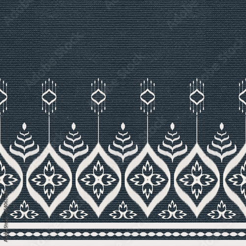 Thai Ikat Stripe Pattern – Traditional Textile Design
