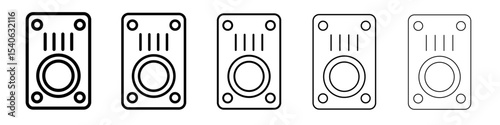 door bell icon Flat design on isolated background