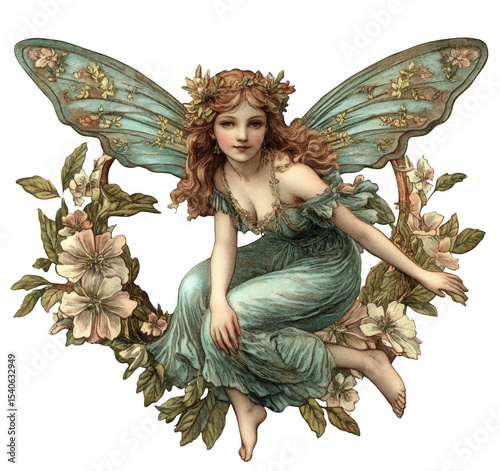 Vintage Fairy Illustration