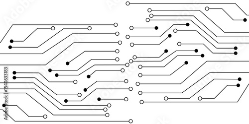 Vector abstract technology circuit board