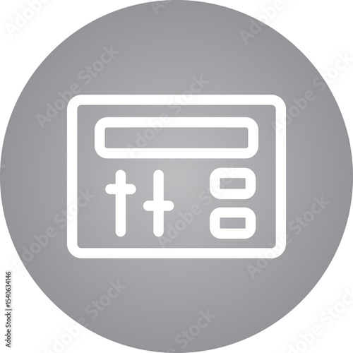 Radio single icon vector illustration