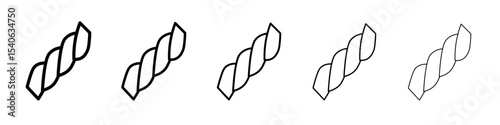 Gemelli icon Flat design on isolated background
