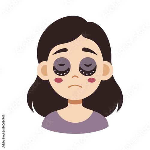 Dark Circles Face Icon