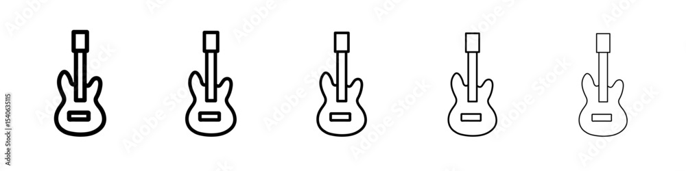 guitar icon Flat design on isolated background guitar icon Flat design on isolated background
