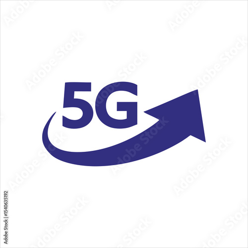 5G, 5G Network Speed icon, 5G vector, 5G icon vector, 5G logo, 5G symbol, 5G sign, 5G icon design. 5G Network icon vector illustration.