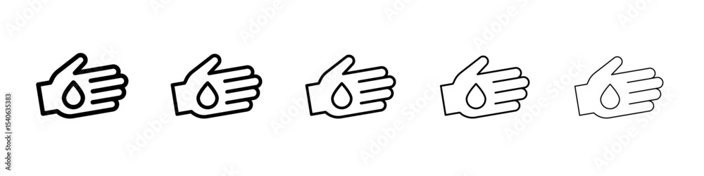 Obraz premium hand gel icon Flat design on isolated background