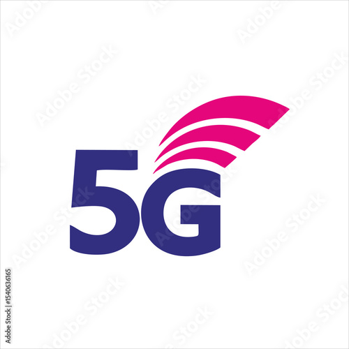 5G, 5G Network Speed icon, 5G vector, 5G icon vector, 5G logo, 5G symbol, 5G sign, 5G icon design. 5G Network icon vector illustration.