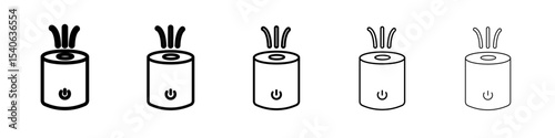Humidifier icon Flat design on isolated background