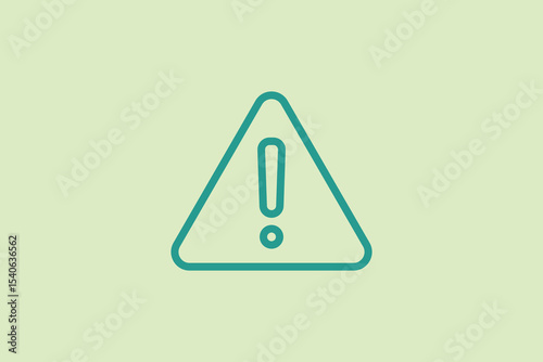 Alert icon. icon related to UI elements. suitable for web site, app, user interfaces,element, printable etc. line icon style. simple vector design editable