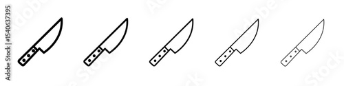 knife icon Flat design on isolated background