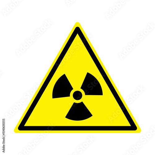 The radiation icon. Radiation symbol.
