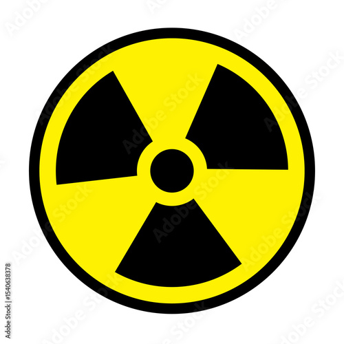 The radiation icon. Radiation symbol.