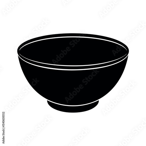 suction bowl isolated on white